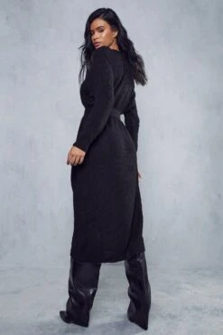 Knitted Maxi Dress 9 Knitted Maxi Dress -BOW Clothing Shop black knitted maxi dress 1 2