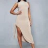 Double Layer Slinky Backless Cut Out Midi Dress -BOW Clothing Shop stone double layer slinky backless cut out midi dress