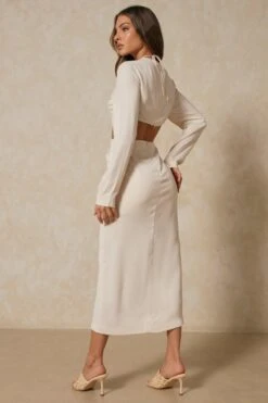 Miss Joslin Cut Out Maxi Dress -BOW Clothing Shop stone miss joslin cut out maxi dress 2