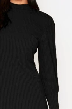 Puff Sleeve Swing Dress -BOW Clothing Shop wine puff sleeve swing dress 3